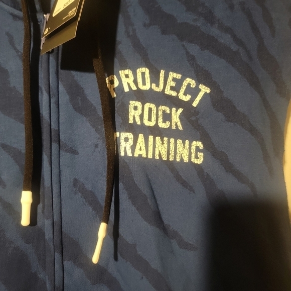 Under Armour Project Rock Rival Training Hoodie Mens Size XL 1377444-471 - Picture 5 of 6